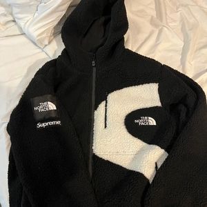 The north face x supreme hood fleece jacket